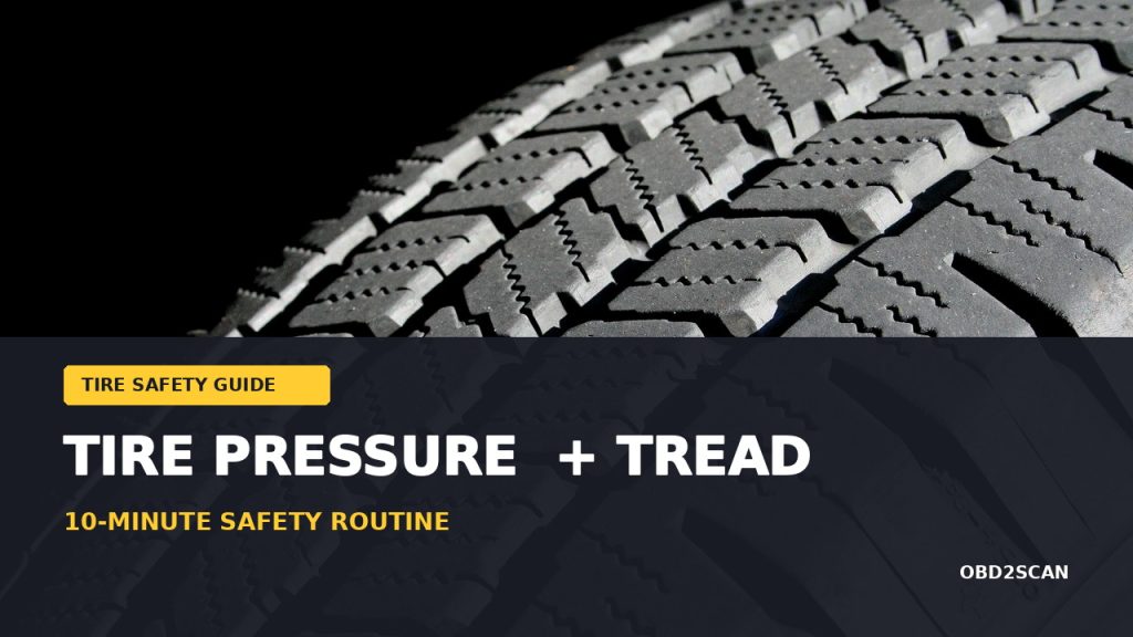 Tire Pressure and Tread Check: A Precise 10-Minute Routine
