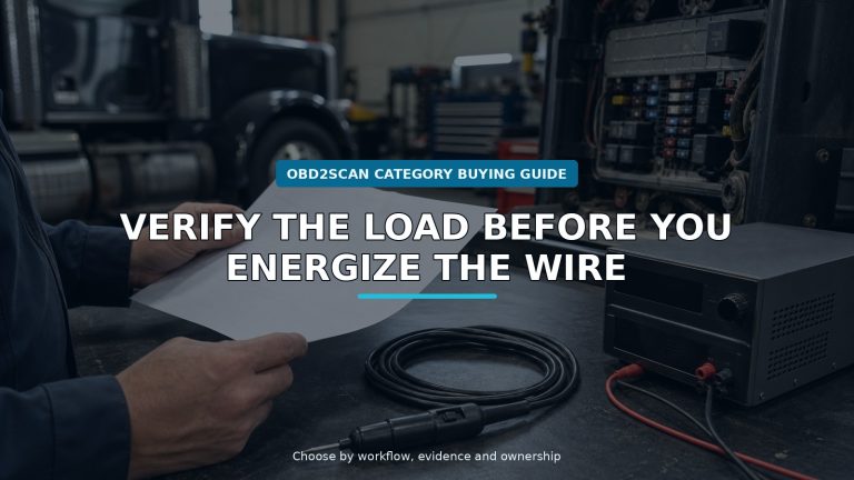 Workshop scene for 12v 24v automotive power probe buying guide