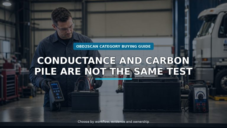 Workshop scene for 12v 24v battery load tester buying guide