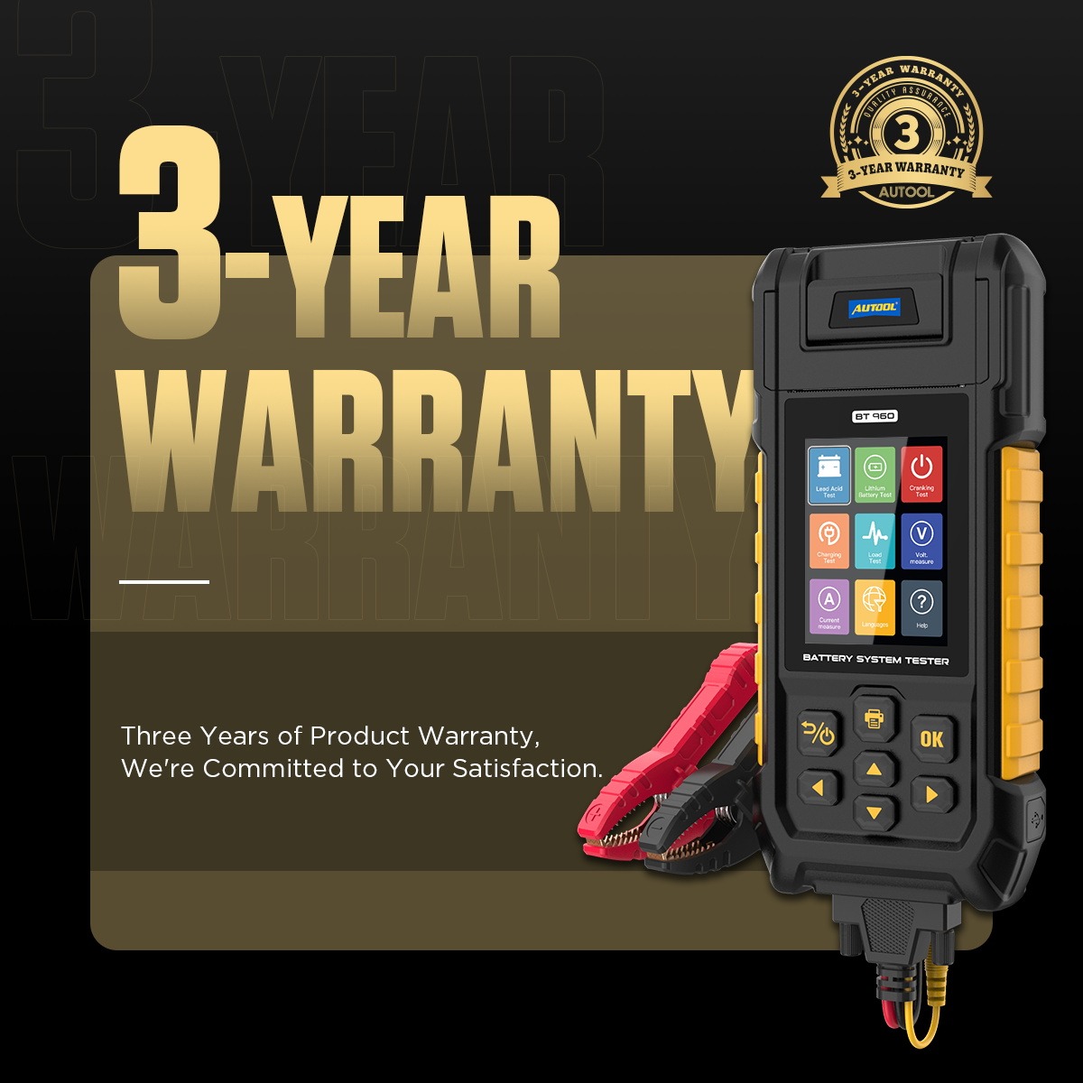 Second exact first-party product or workflow view of AUTOOL BT960 lithium-capable battery tester