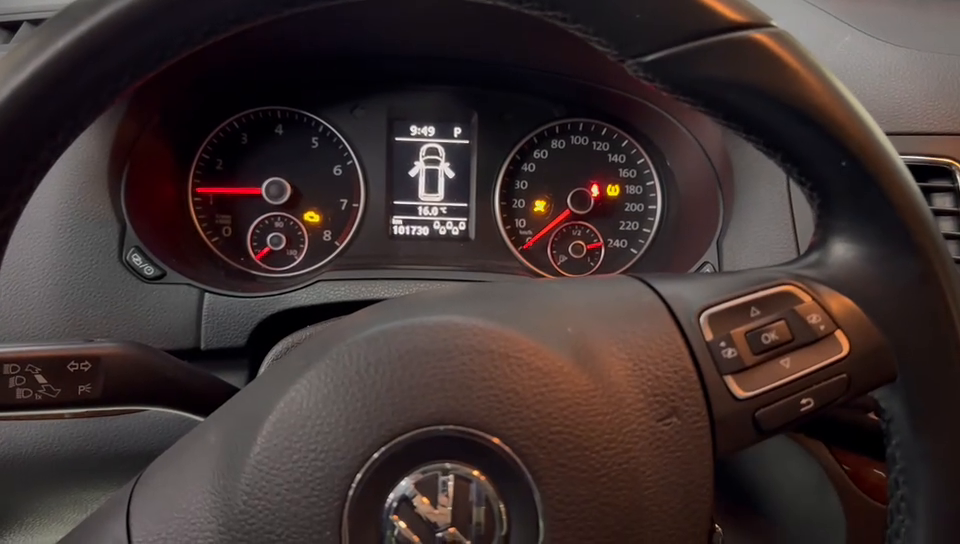 Video 2 ends with the engine running and normal cluster activity