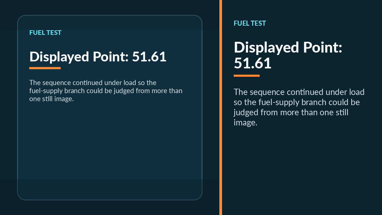 The gauge remains connected as the digital value changes