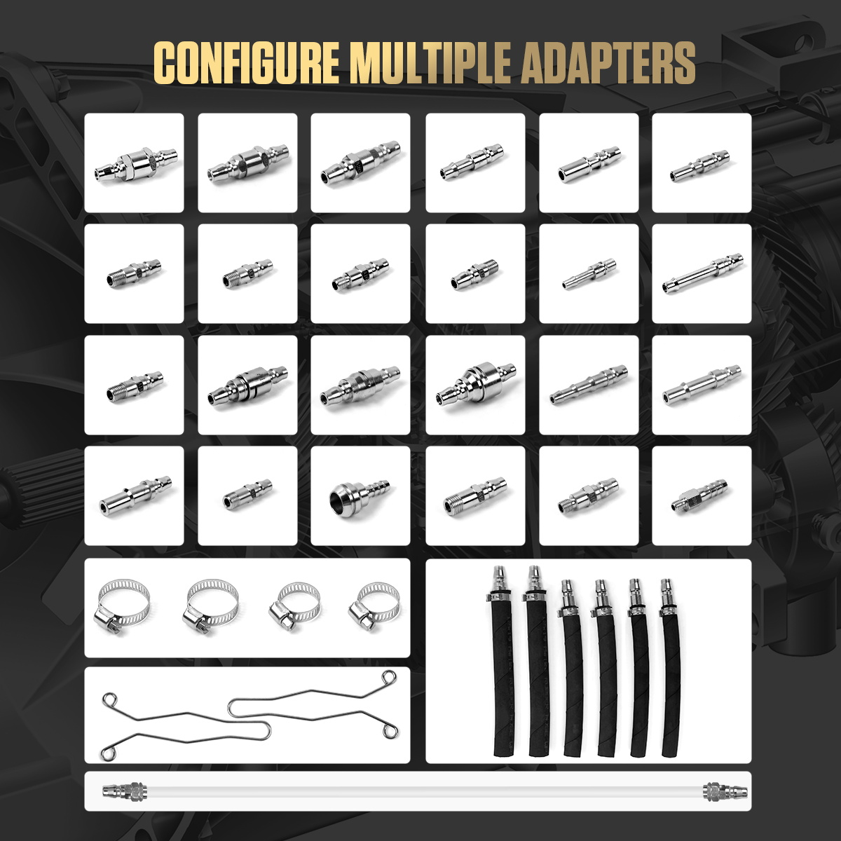 AUTOOL ATF702 transmission cooler-line adapter assortment