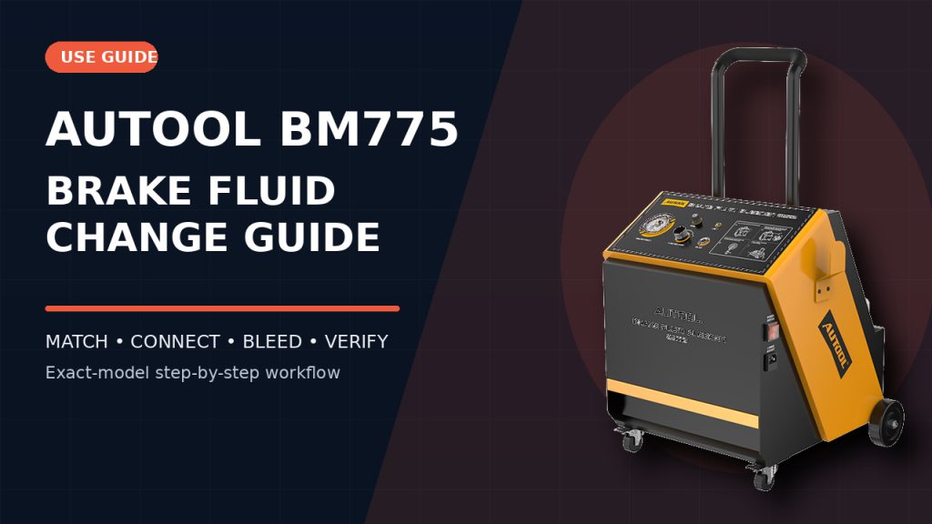 How to Use the AUTOOL BM775 Brake Fluid Changer