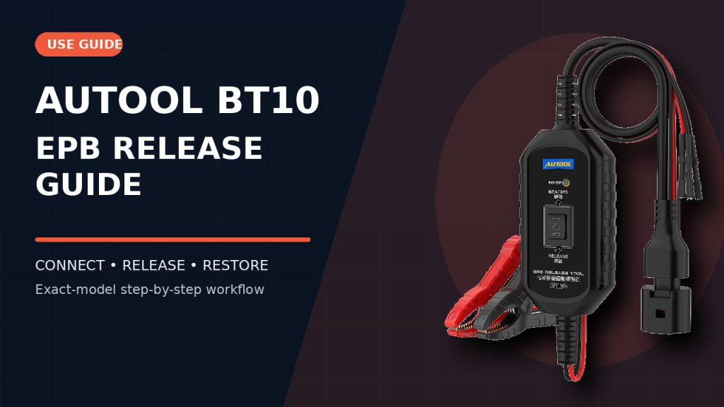 How to Use the AUTOOL BT10 EPB Release Tool