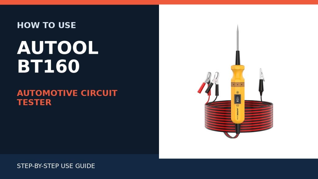 How to Use the AUTOOL BT160 Automotive Circuit Tester
