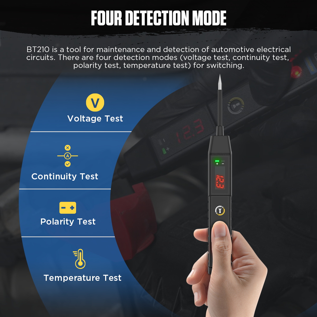 AUTOOL BT210 exact-model product and supplied setup view.