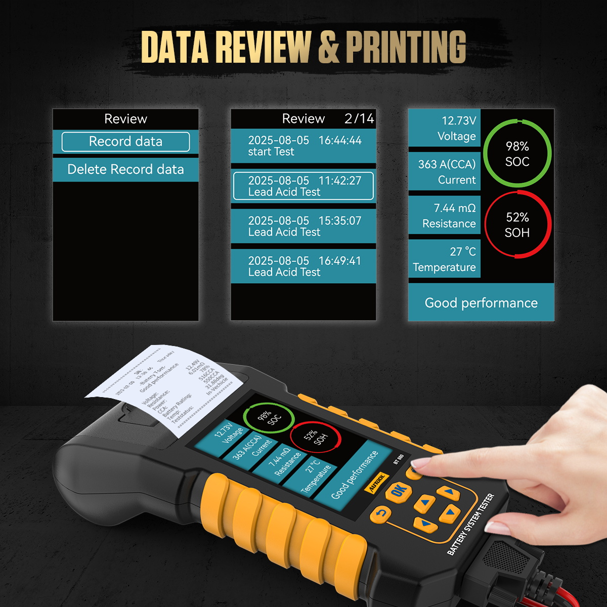 AUTOOL BT880 exact-model product and supplied setup view.