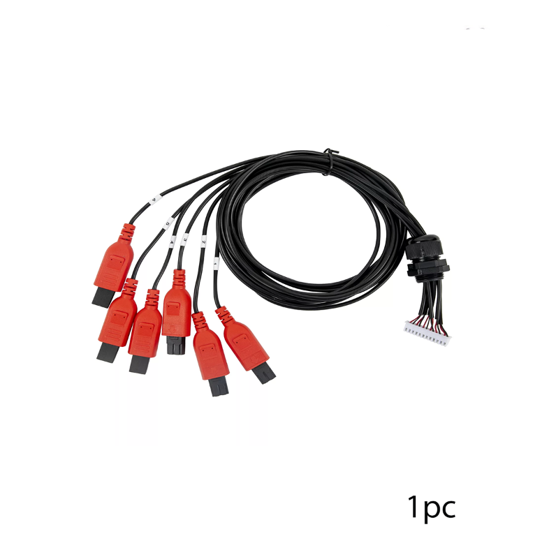 AUTOOL CT-series injector signal harness with multiple red and black connector ends.