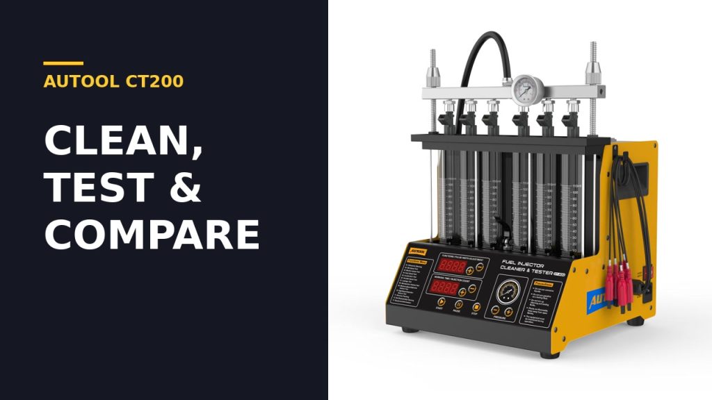 How to Use the AUTOOL CT200 Fuel Injector Cleaner and Tester