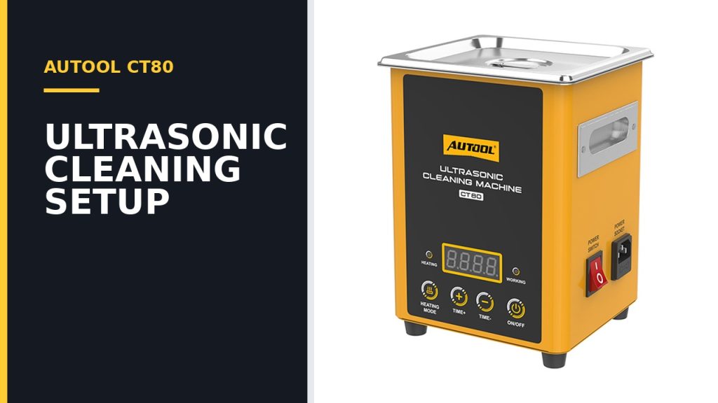 How to Use the AUTOOL CT80 Ultrasonic Cleaning Machine