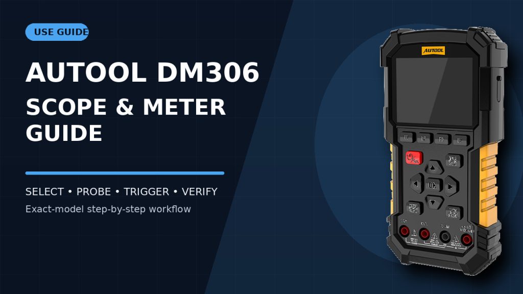 How to Use the AUTOOL DM306 Oscilloscope Multimeter
