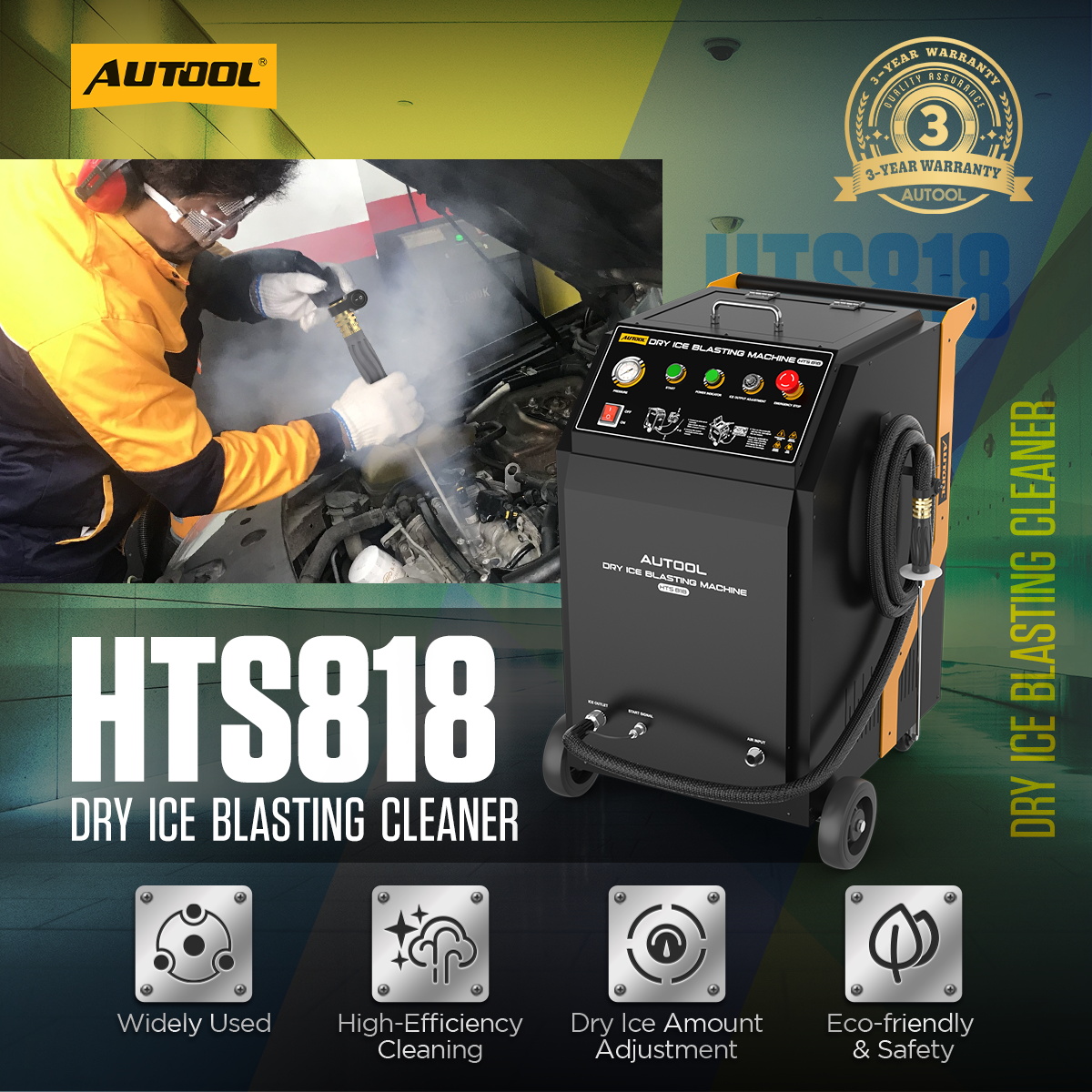 AUTOOL HTS818 exact-model product and supplied setup view.