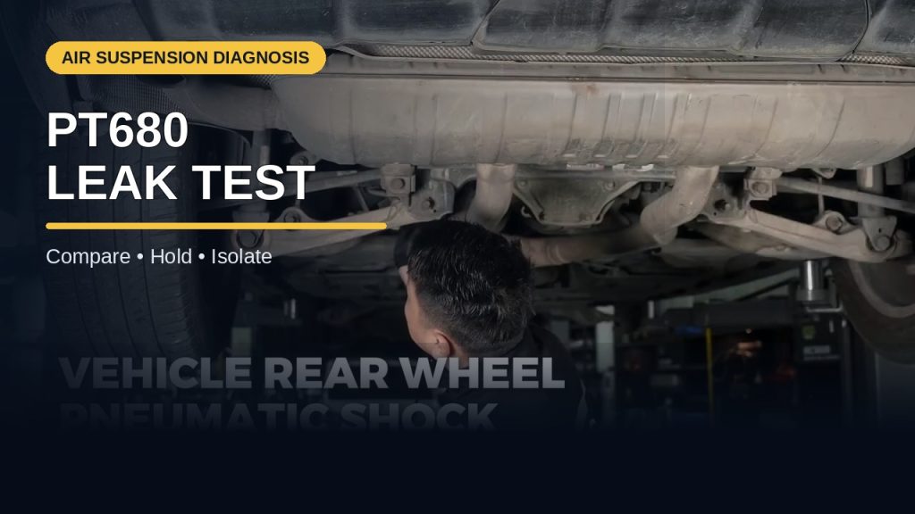 How to Find an Air-Suspension Leak with the AUTOOL PT680