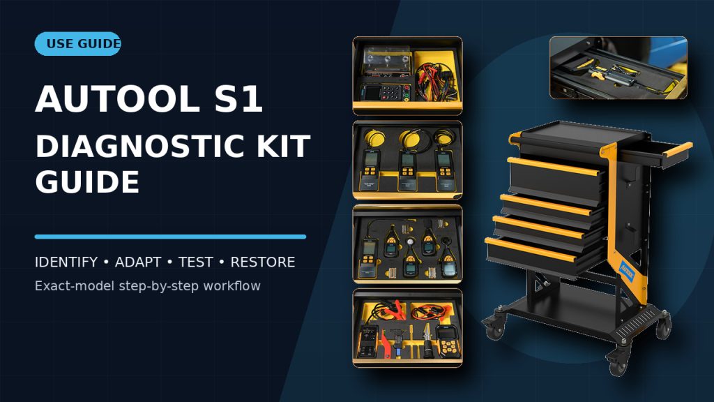 How to Use the AUTOOL S1 Quick Diagnostic and Repair Kit