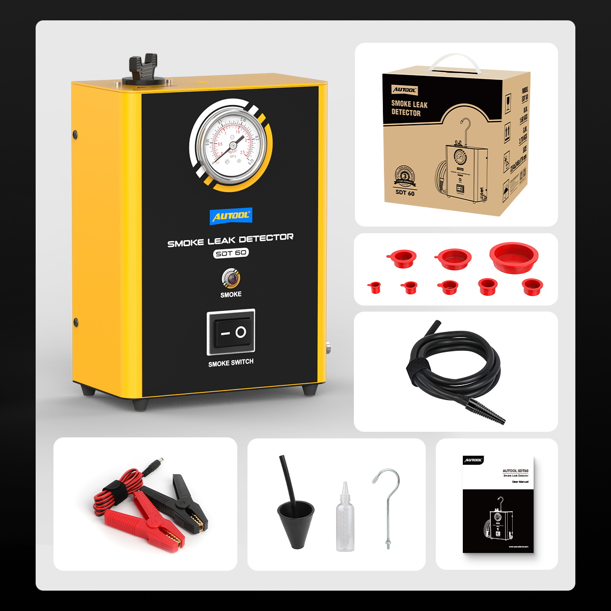 AUTOOL SDT60 exact-model product and supplied setup view.