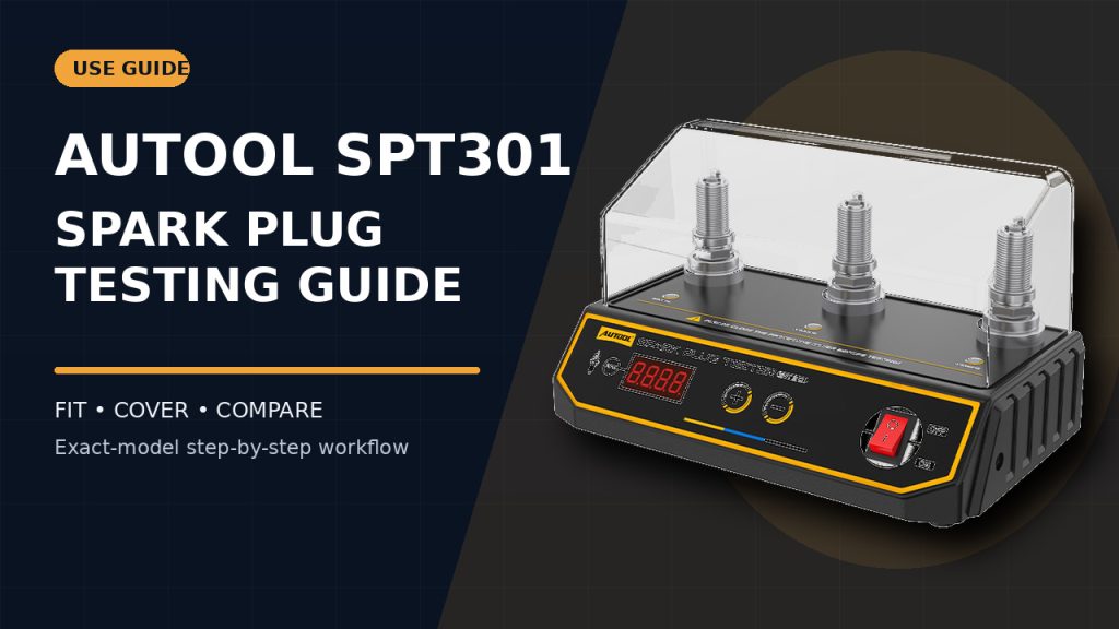 How to Use the AUTOOL SPT301 Spark Plug Tester