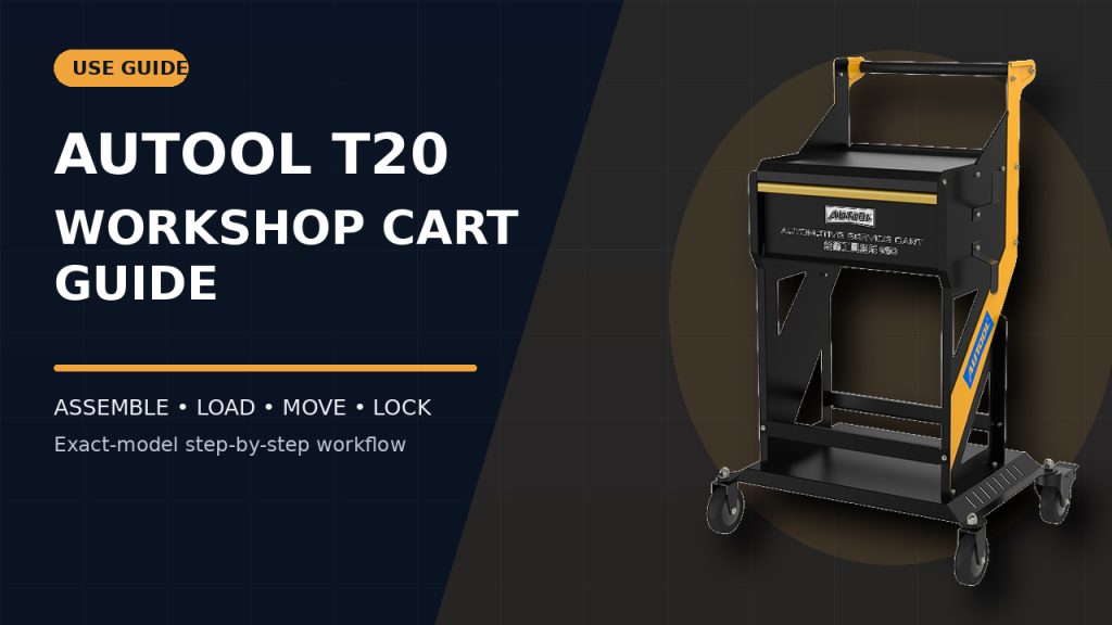 How to Use the AUTOOL T20 Workshop Tool Cart