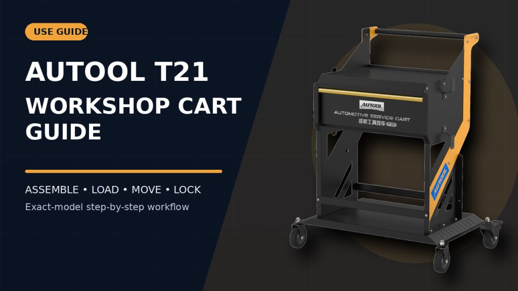 How to Use the AUTOOL T21 Workshop Tool Cart