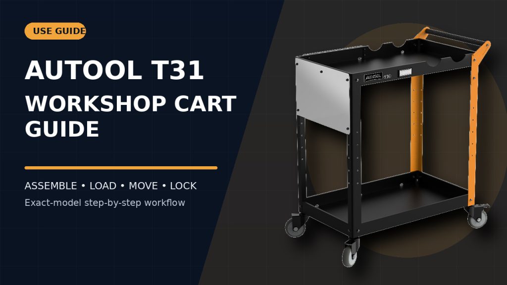 How to Use the AUTOOL T31 Workshop Tool Cart