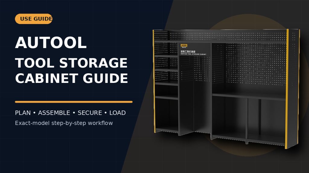 How to Use the AUTOOL Workshop Tool Storage Cabinet