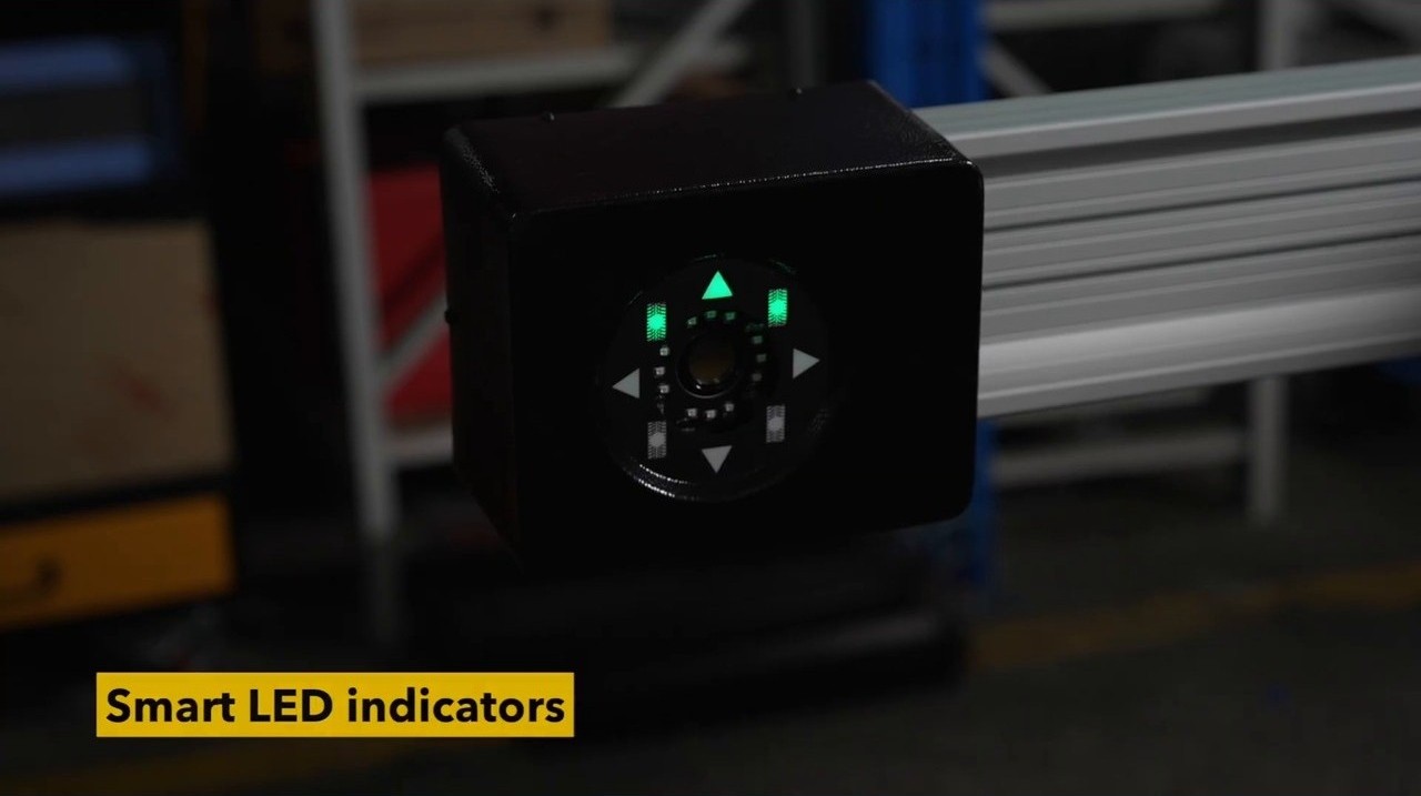 LED direction guidance during compensation