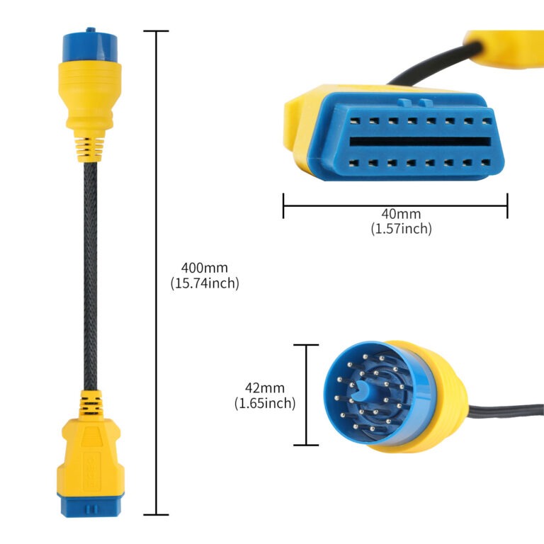 Second exact first-party product or workflow view of AUTOOL BMW 20-pin to 16-pin OBD2 adapter cable