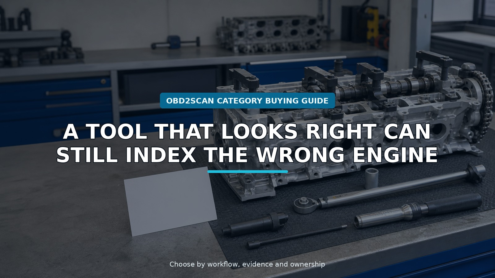 Workshop scene for bmw n20 n26 camshaft timing tool buying guide