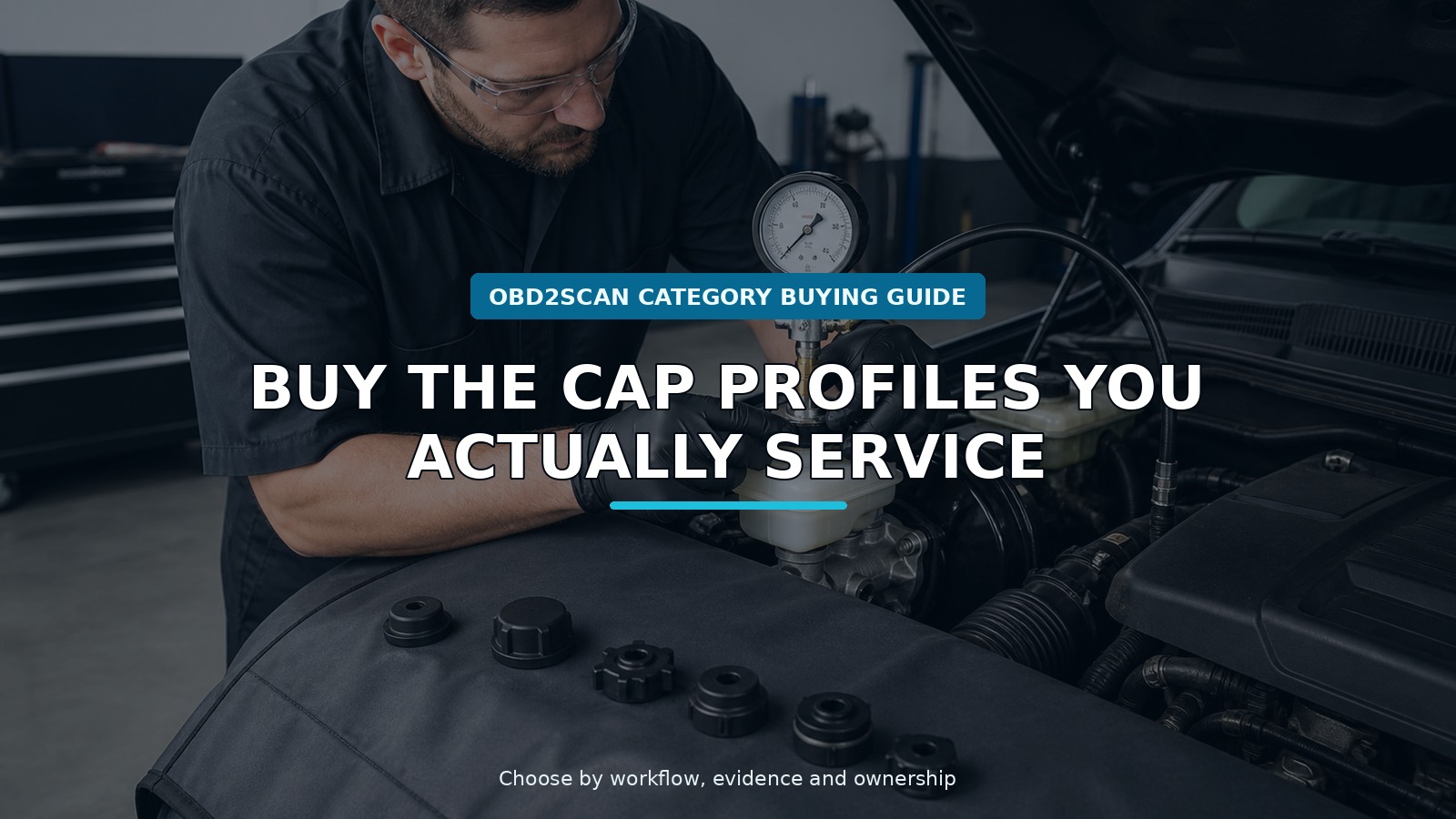 Workshop scene for brake bleeder adapter kit buying guide