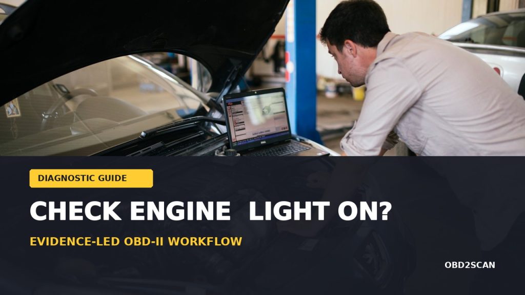 Check Engine Light On? An Evidence-Led OBD-II Workflow