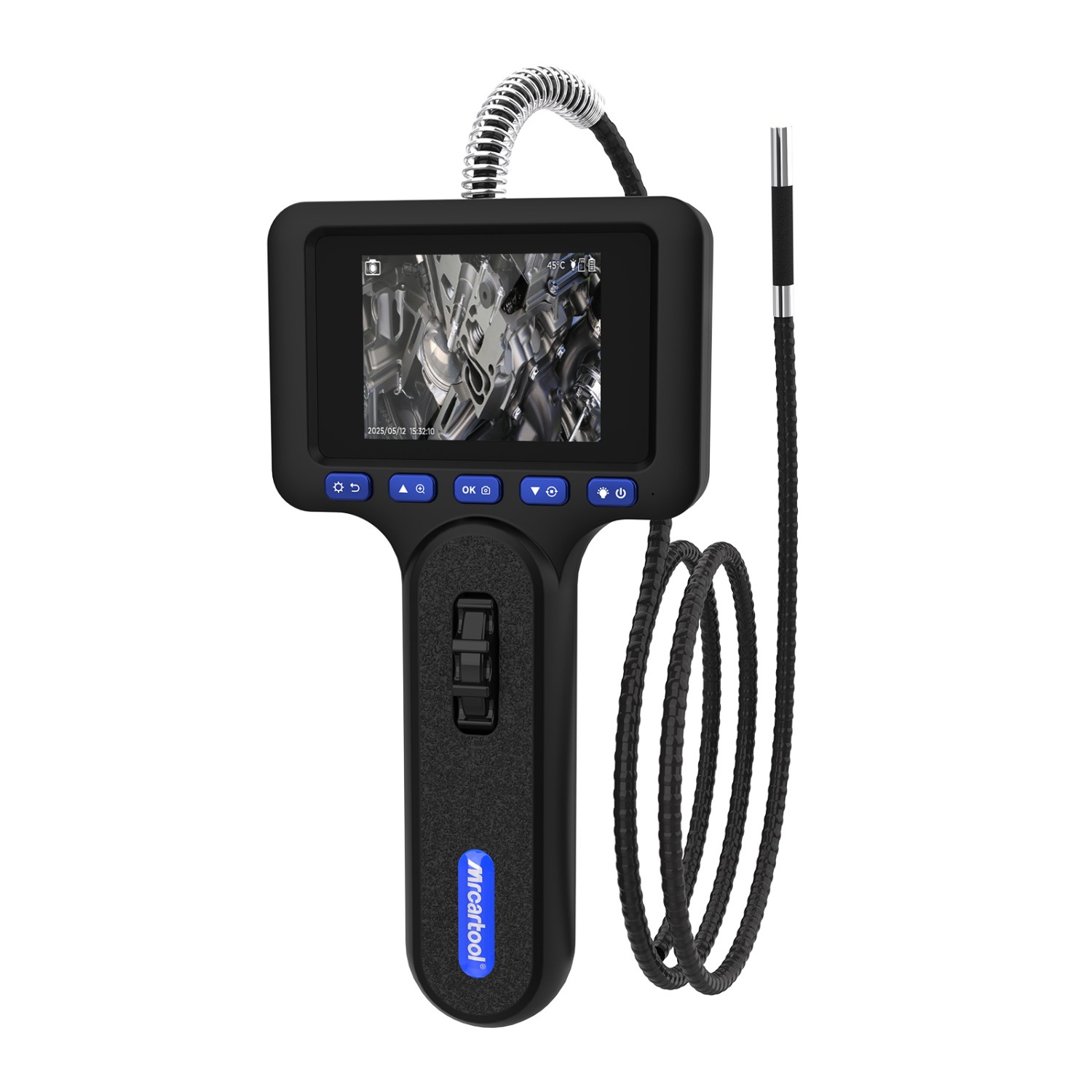 Exact first-party product or workflow view of MRCARTOOL N100 compact 210-degree recording inspection camera