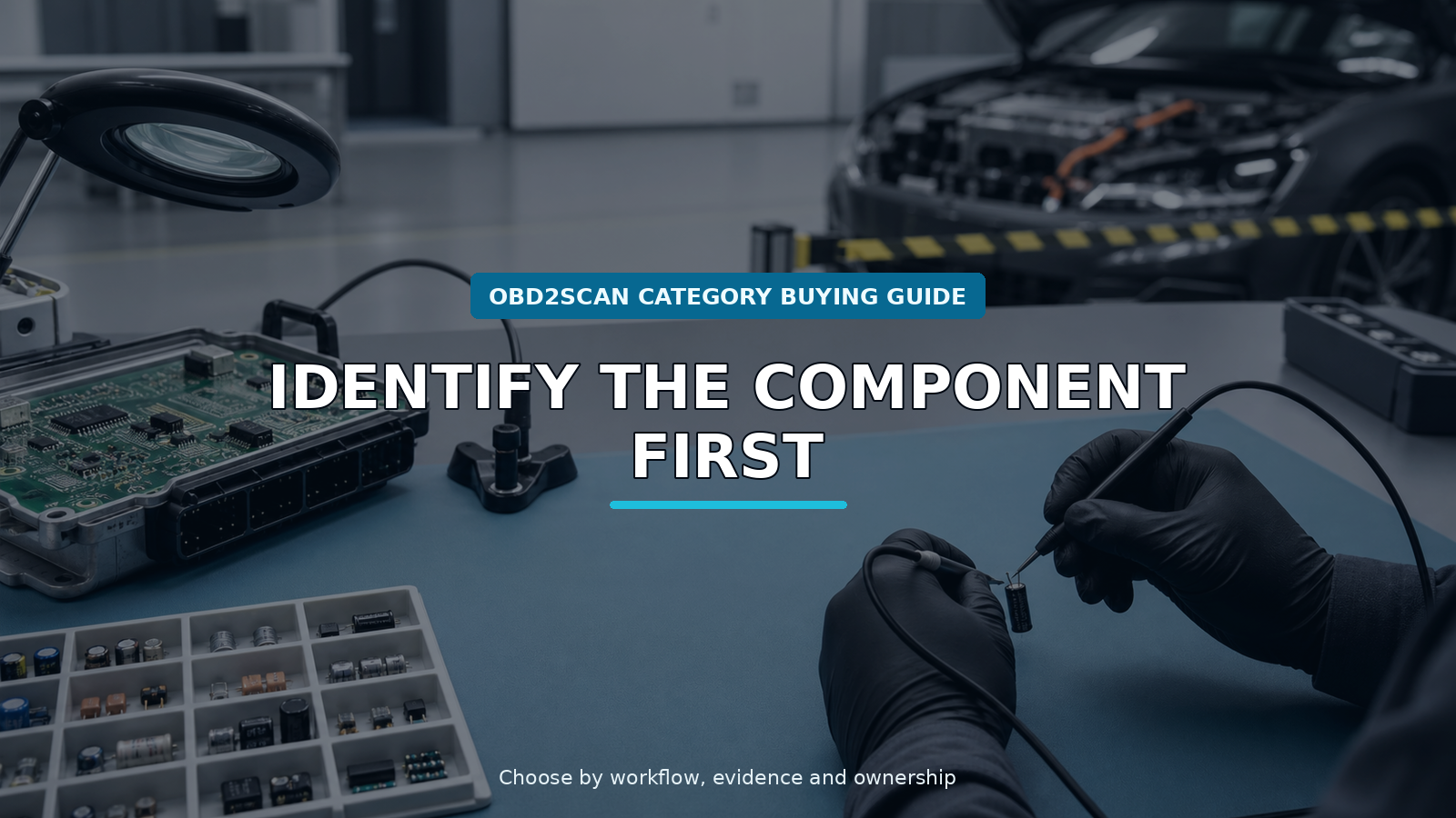 Workshop scene for automotive component lcr meter buying guide