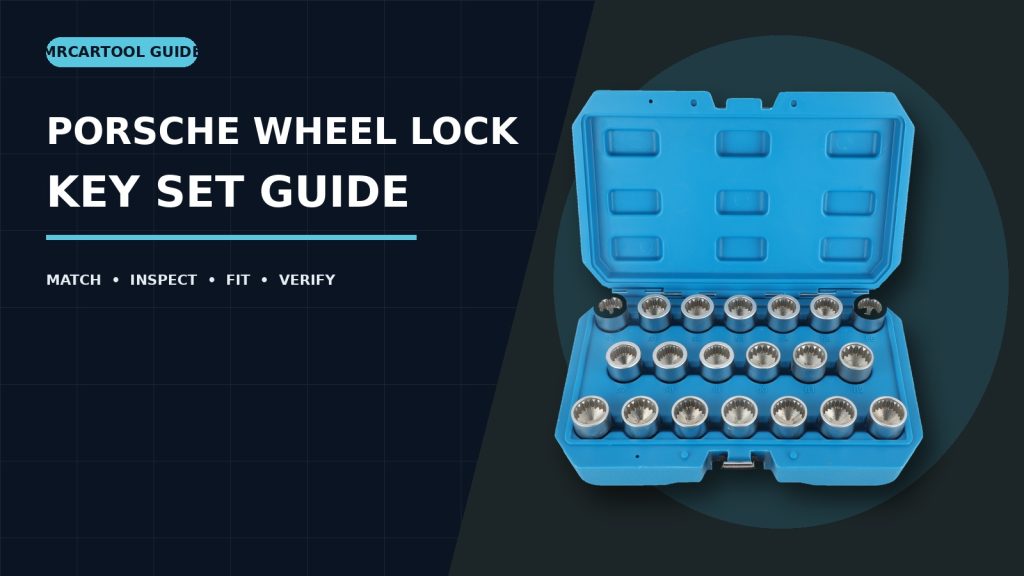 How to Use the MRCARTOOL Porsche Wheel Lock Key Set