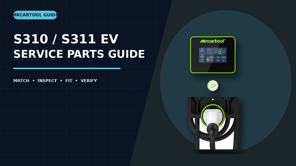 How to Identify MRCARTOOL S310 and S311 EV Charger Service Parts