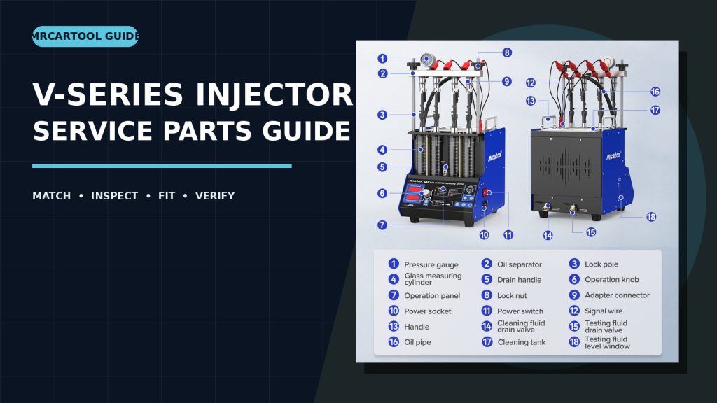 How to Identify MRCARTOOL V-Series Injector Cleaner Parts