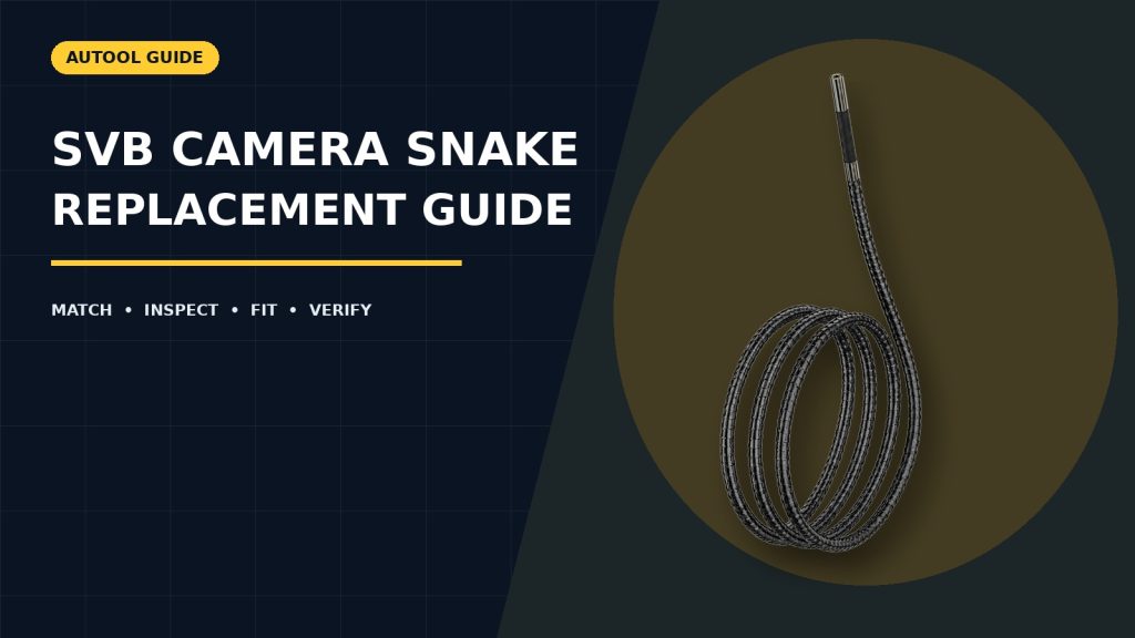 How to Replace an AUTOOL SVB Borescope Snake Tube and Camera