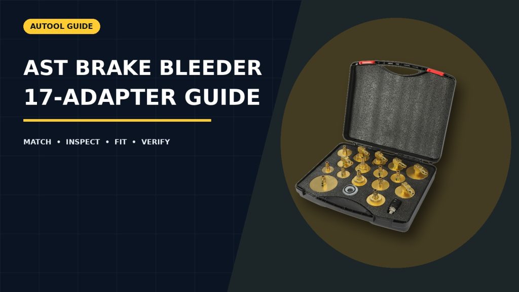 How to Choose and Use AUTOOL AST Brake Bleeder Adapters