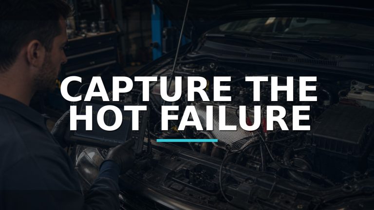 Capture The Hot Failure — conceptual diagnosis scene