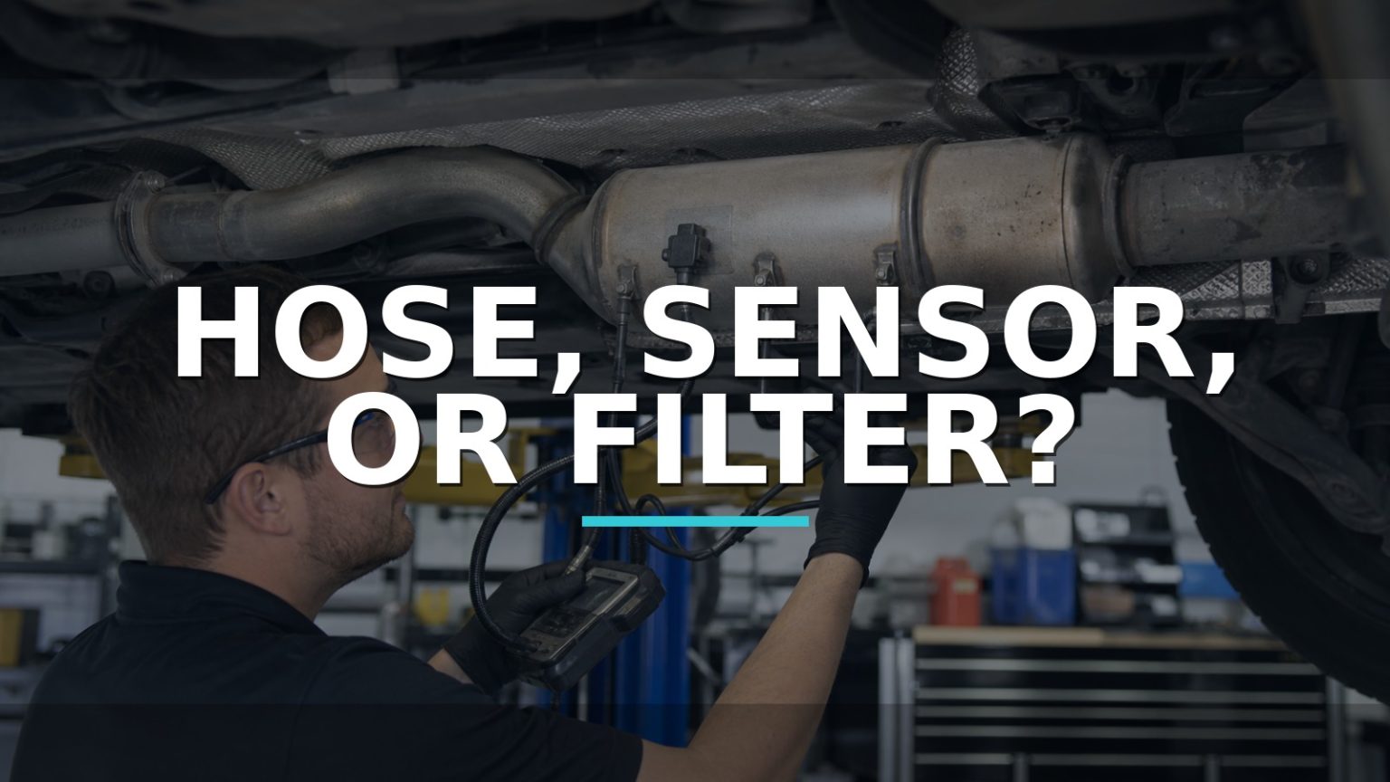 Pressure Sensor Module Test DPF Pressure Code: Diagnose Hoses, Sensor or Filter