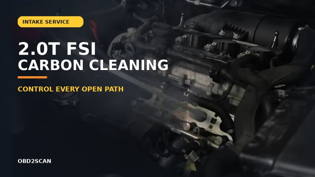 Audi 2.0T FSI Carbon Cleaning: Access, Debris Control, and Reassembly
