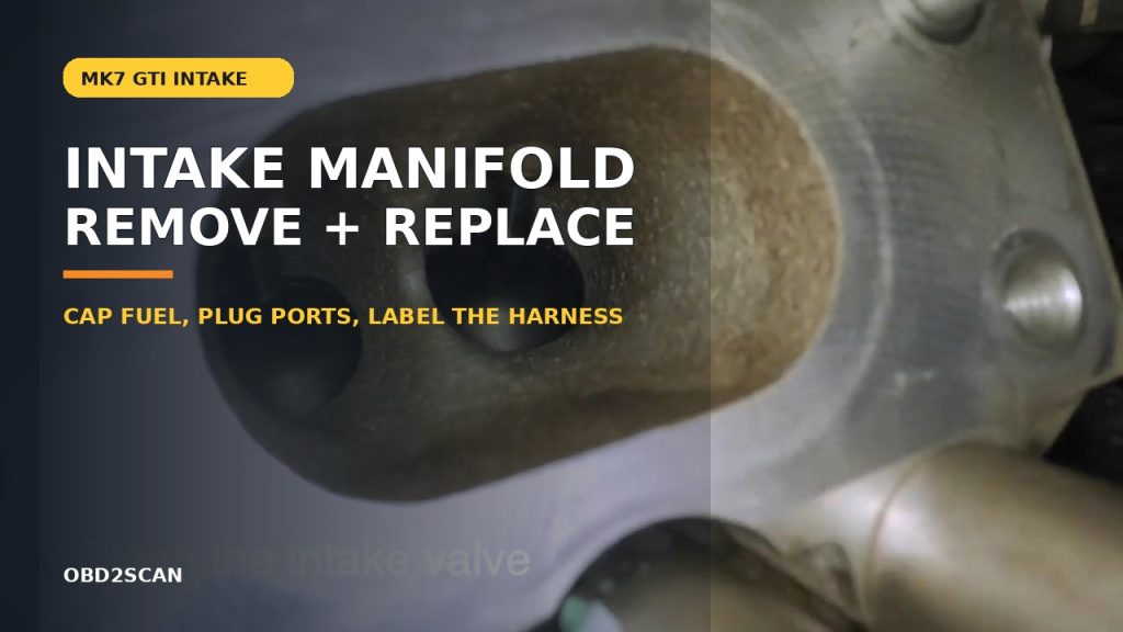 MK7 GTI Intake Manifold Replacement: Fuel, Coolant, Wiring, and Runner Checks