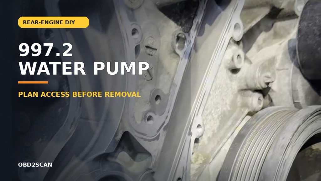 Porsche 997.2 Water Pump Replacement: Choose the Access Route First
