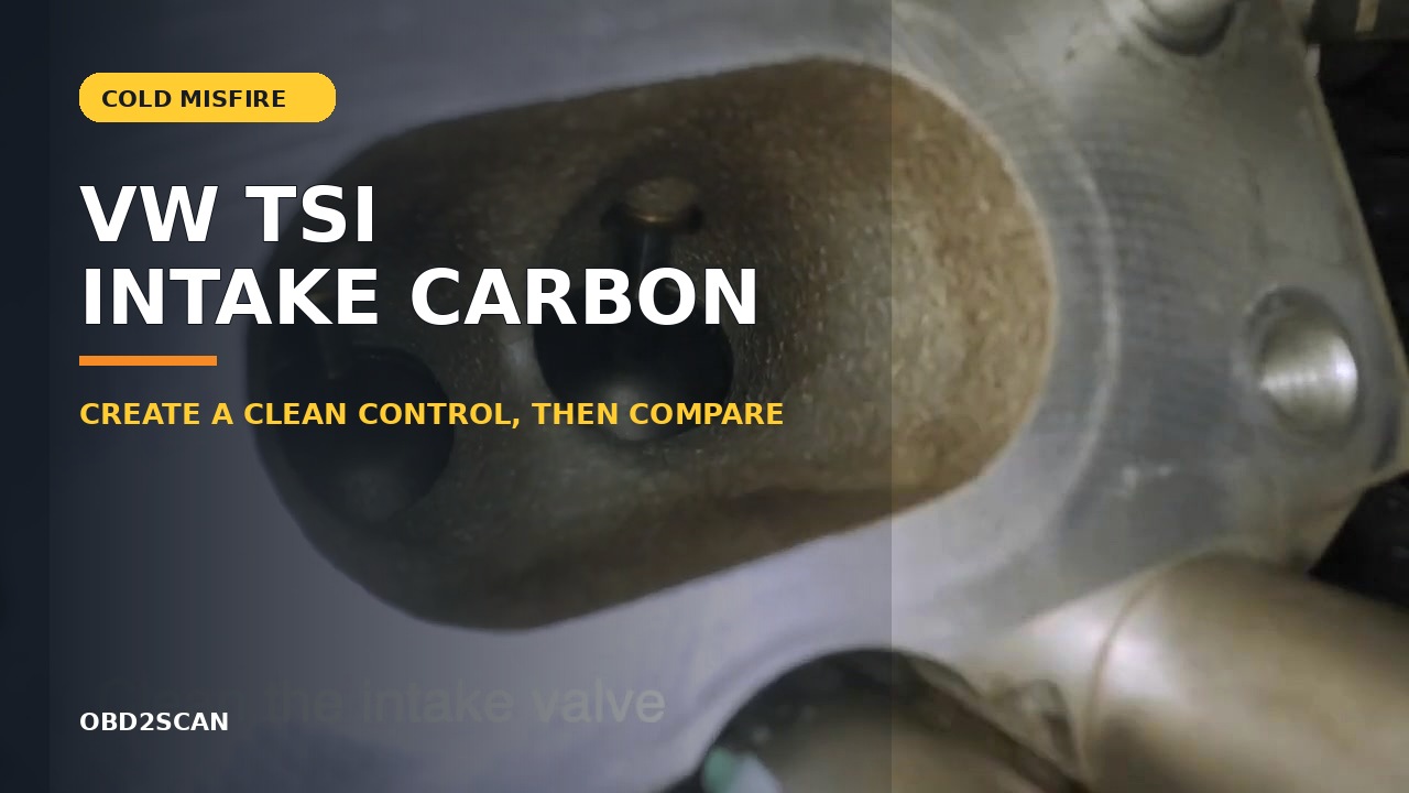 VW TSI Cold-Start Misfires: When Carbon Cleaning Must Be Measured, Not Hoped For photographic cover