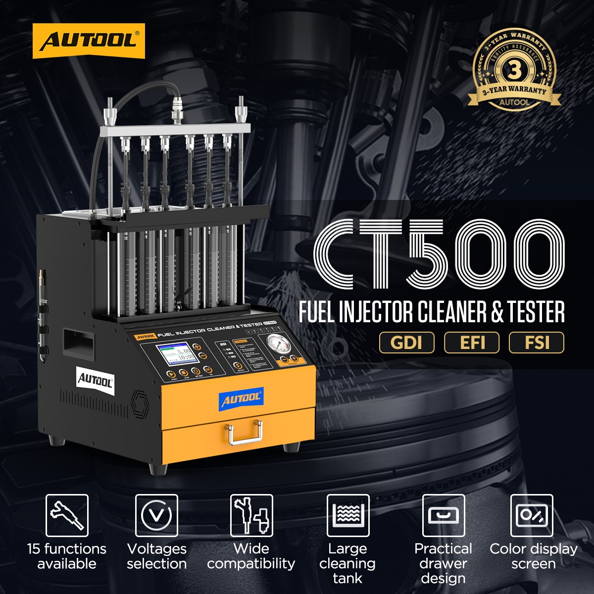 Exact first-party product or workflow view of AUTOOL CT500