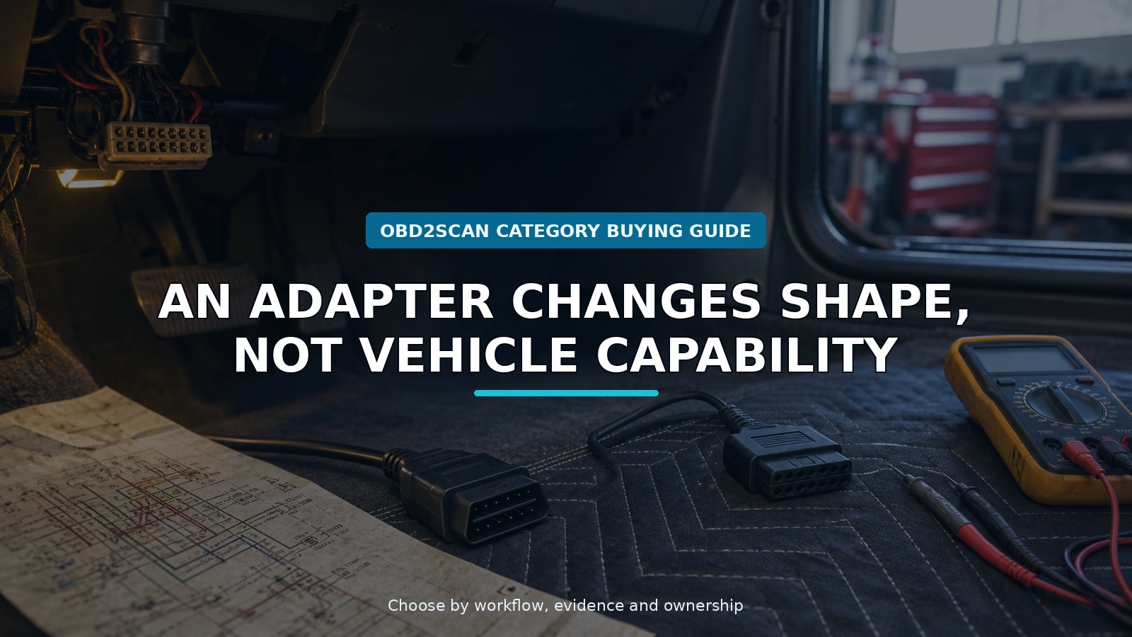 Workshop scene for gm 12-pin to obd2 adapter buying guide