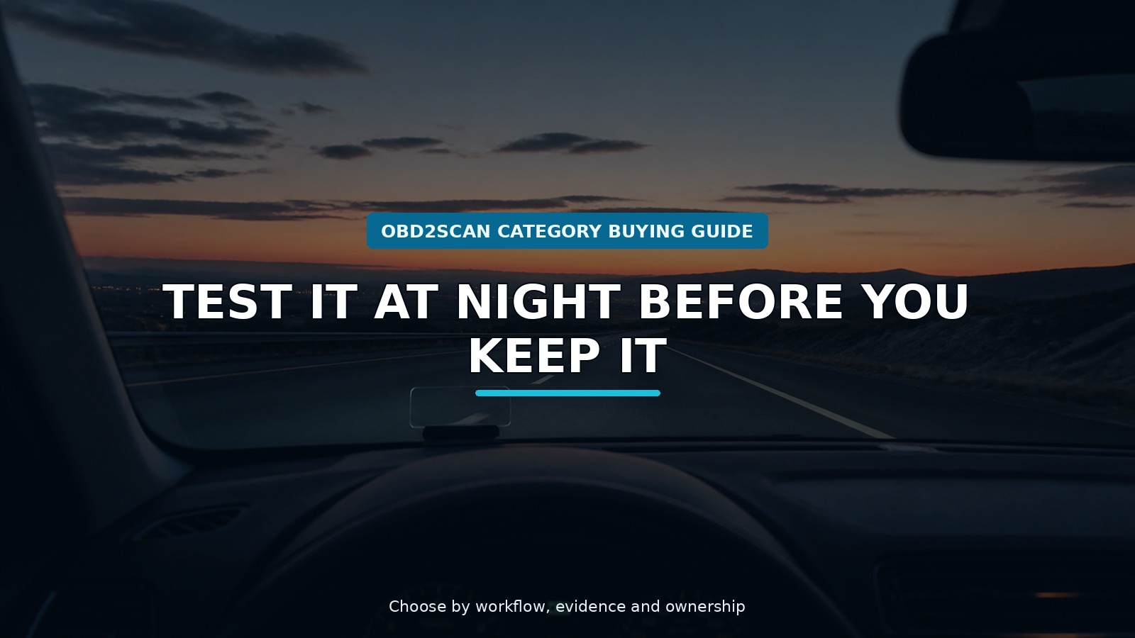 Workshop scene for gps head-up display buying guide