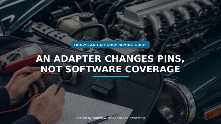 Workshop scene for legacy obd adapter cable buying guide