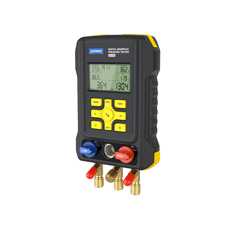 AUTOOL LM150 digital manifold front view