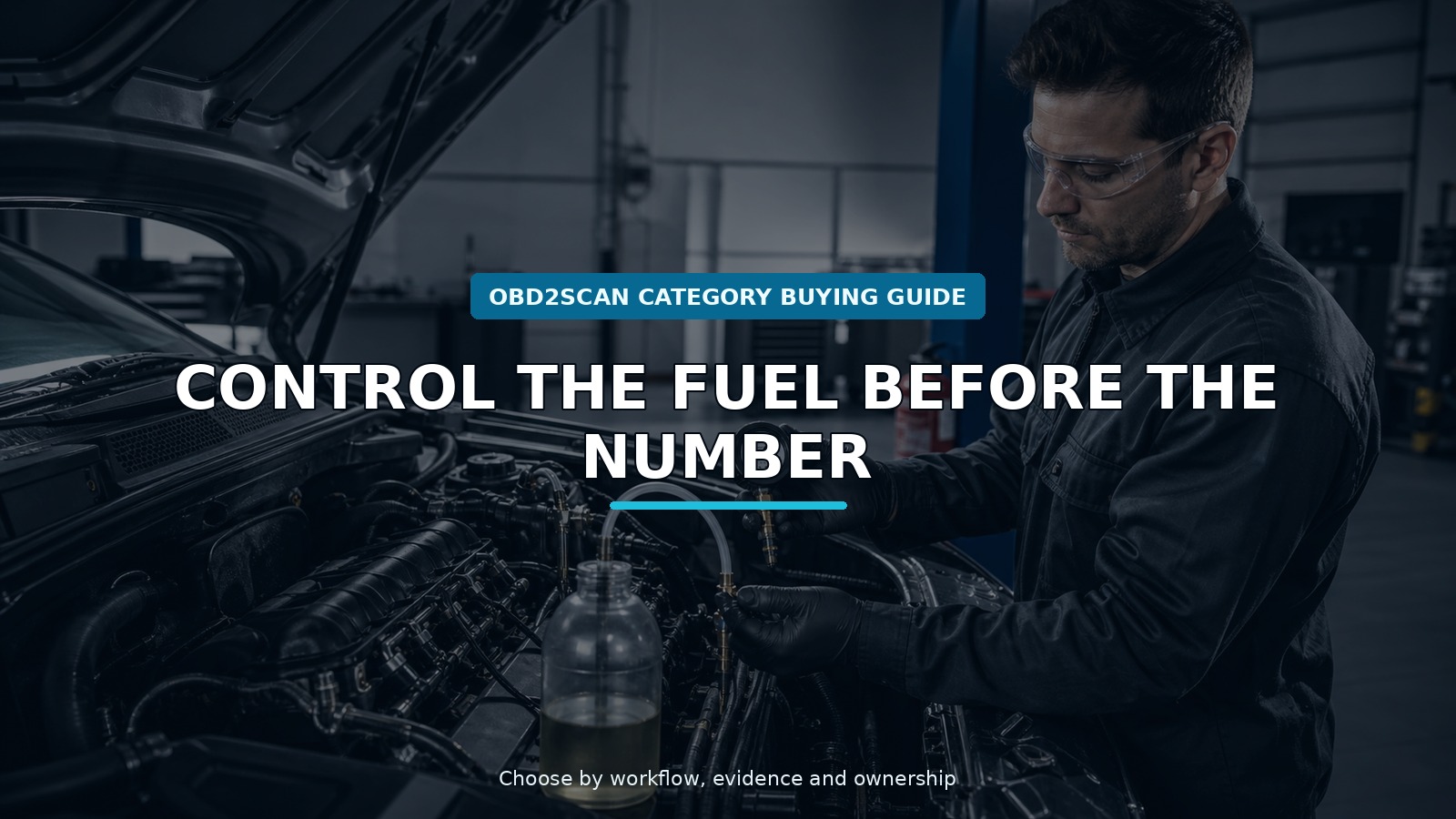 Workshop scene for low-pressure fuel tester buying guide