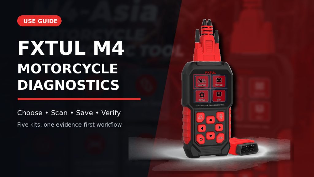 How to Use the FXTUL M4 Motorcycle Diagnostic Tool
